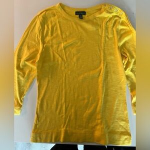 Ralph Lauren Yellow Long Sleeve Tee size M